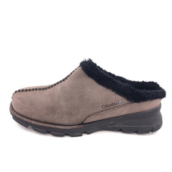 Columbia Cortina Suede Slip on Clog Slippers 9 - Picture 1 of 13